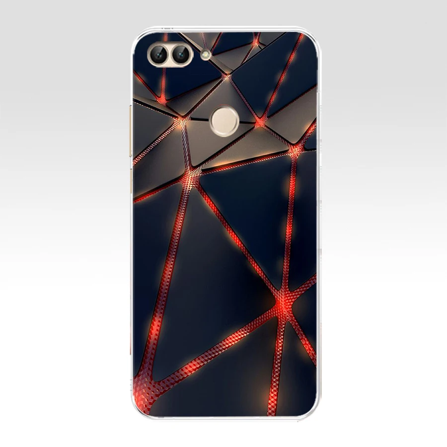 K huawei P Smart чехол TPU Мягкий силиконовый прозрачный чехол для телефона huawei P Smart Cover FIG-LX1 Enjoy 7S Чехол