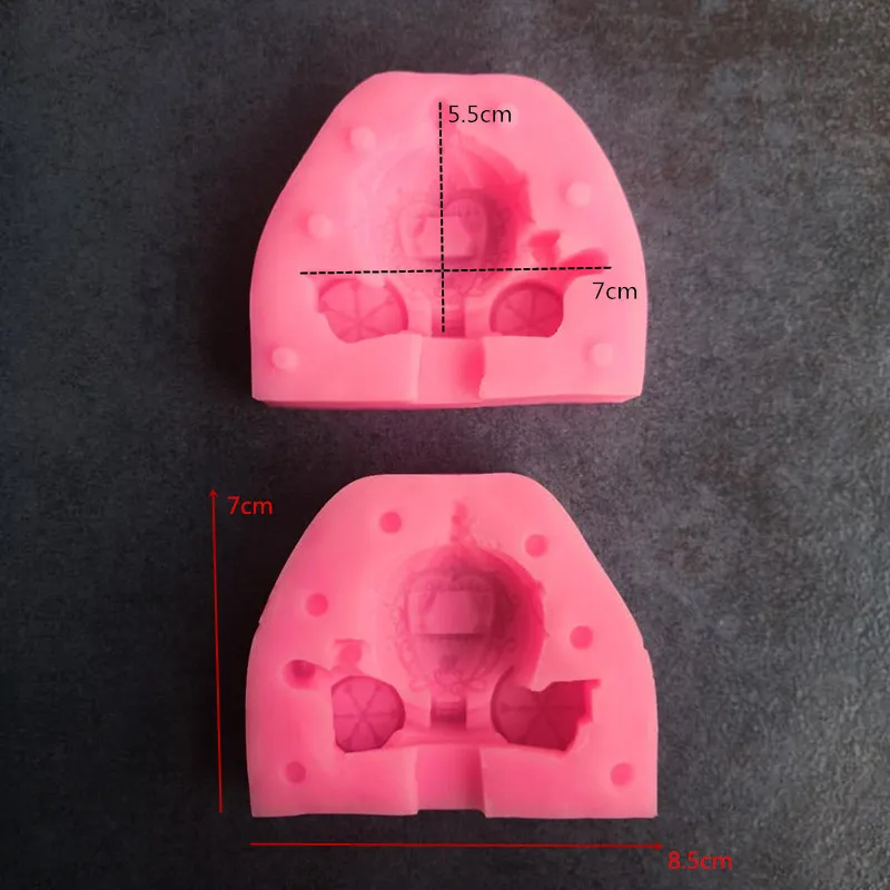 Новый 3D тыквы каретки торт силиконовые формы DIY украшения конфеты мусс помадка