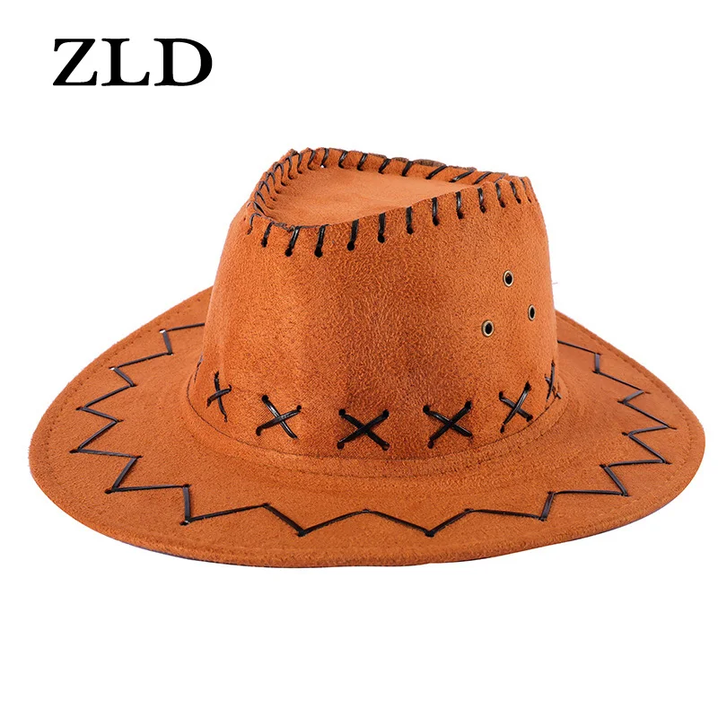 ZLD Новая мода Западный хип-хоп cappello da cowboy Туризм на открытом воздухе Men e Women sole estivo |