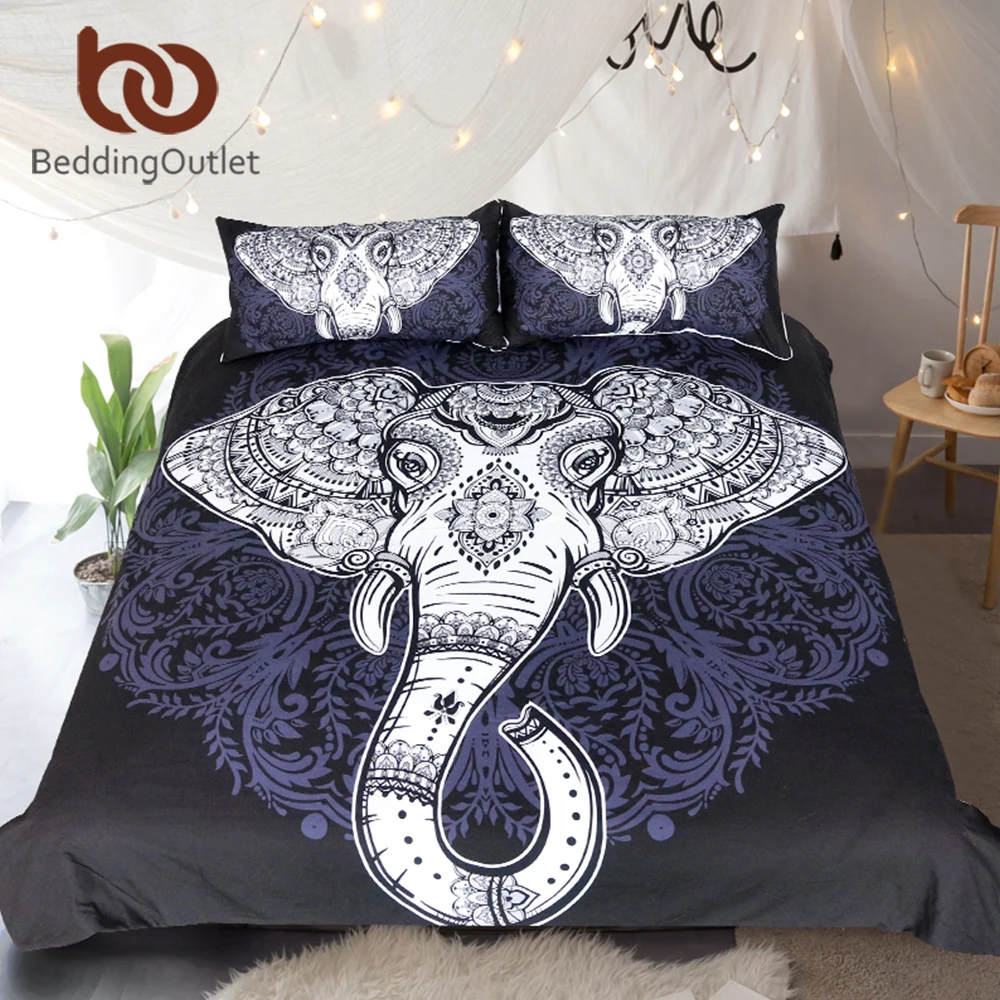 Комплект постельного белья BeddingOutlet в виде слона богемный комплект с