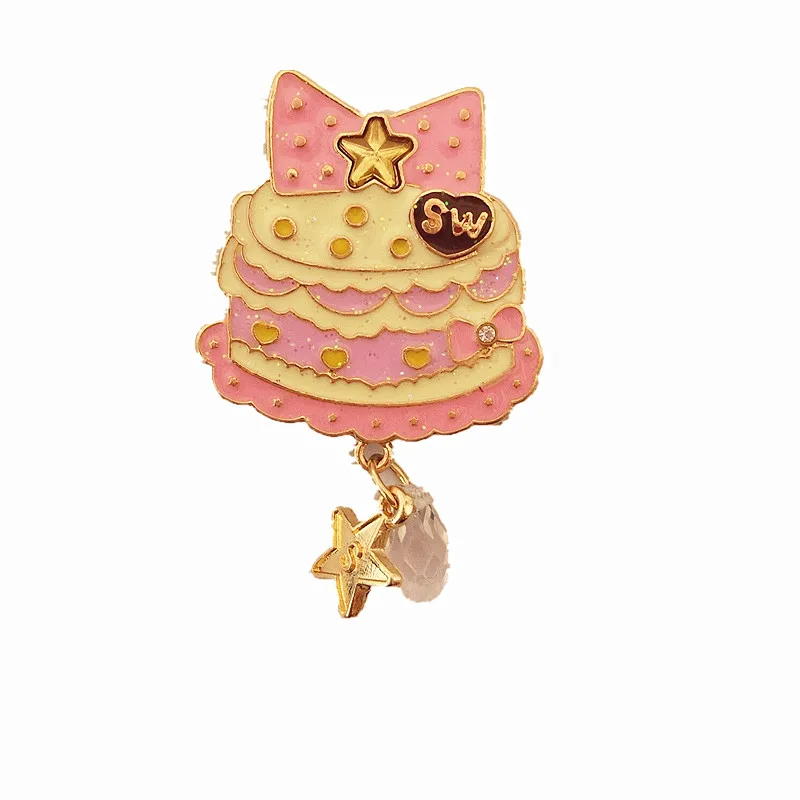 3 шт./лот модные ювелирные аксессуары эмалированная металлическая брошь в форме