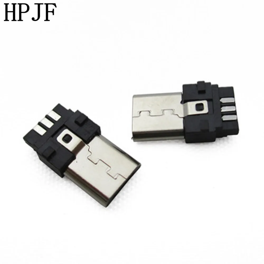 10 шт./лот Micro USB 5pin штекер разъем сварочное Тип для хвоста зарядки мобильный