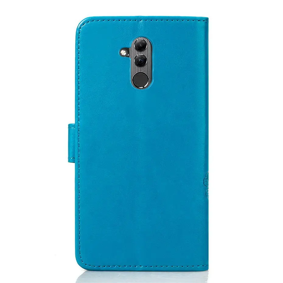 Кожаный чехол бумажник с узором в виде сердечек для huawei mate 20 lite Honor 9 10 P20 pro Y5 Y6 Y7 prime