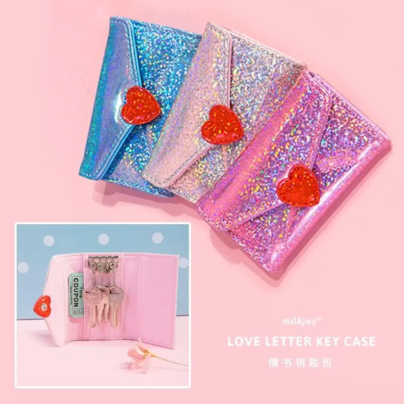 Кошелек для ключей Bentoy Milkjoy 18 голограмма с карманом карт женская сумка Модный