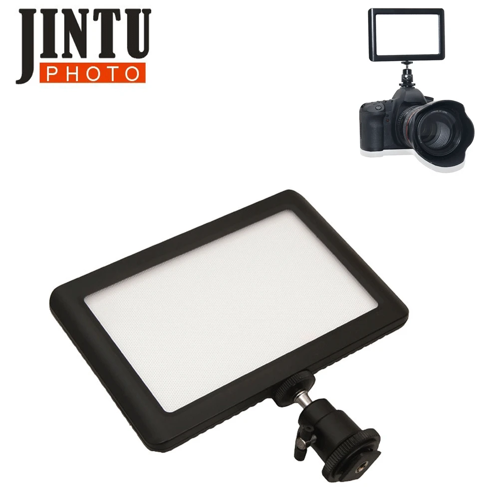 

JinTu Pad 192 LED видео свет 5600k для Canon EOS 550D 650D 750D 800D 70D 80D 6D 7DII Nikon D90 D7500 D7200 D7100 D800 камера