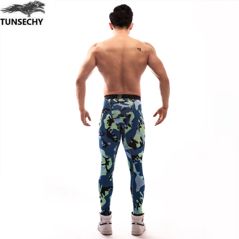 Бренд tunsechy новинка 2017 камуфляжные штаны для мужчин фитнеса мужские джоггеры