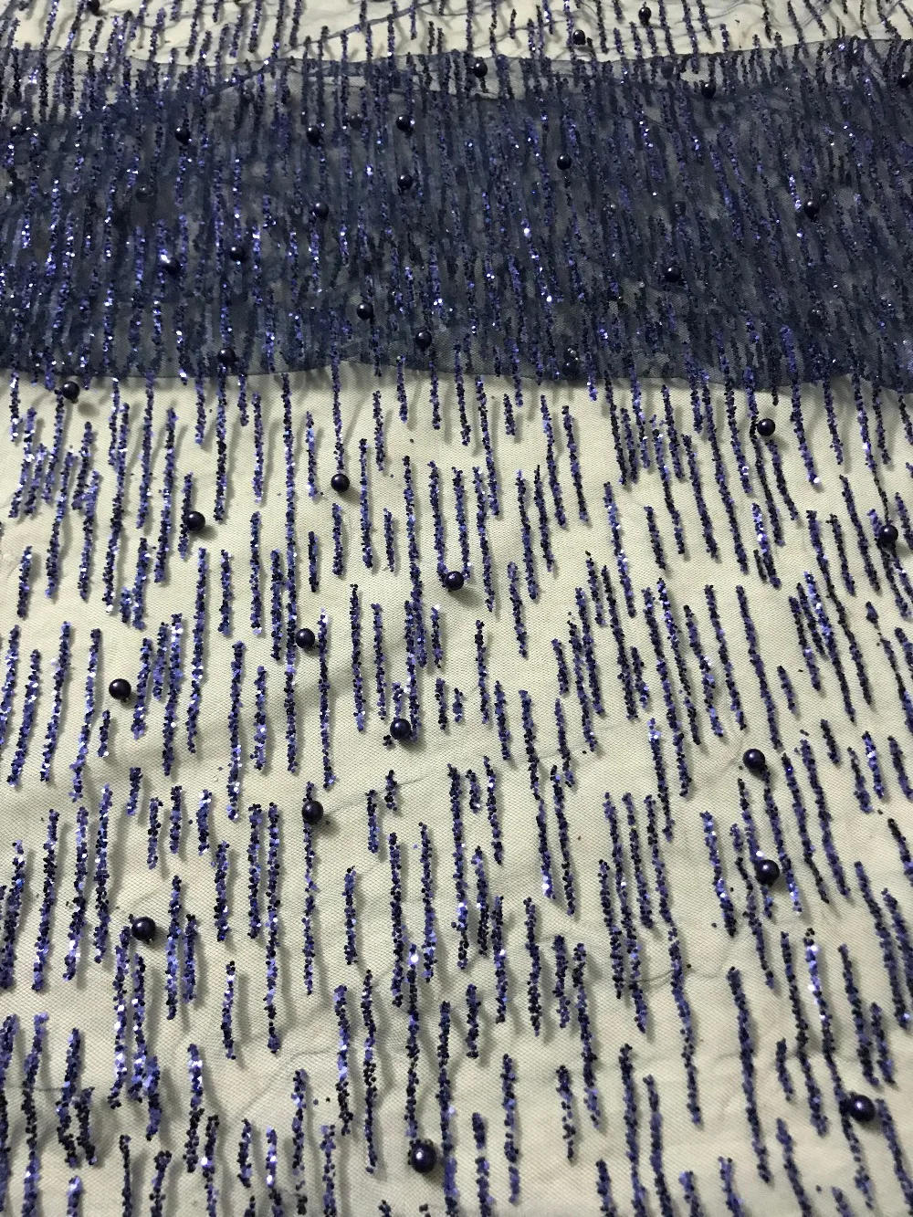 JIANXI.C-52513 Hot sale African French net tulle Lace Fabric for party glued glitter sequins lace fabric with beads | Дом и сад
