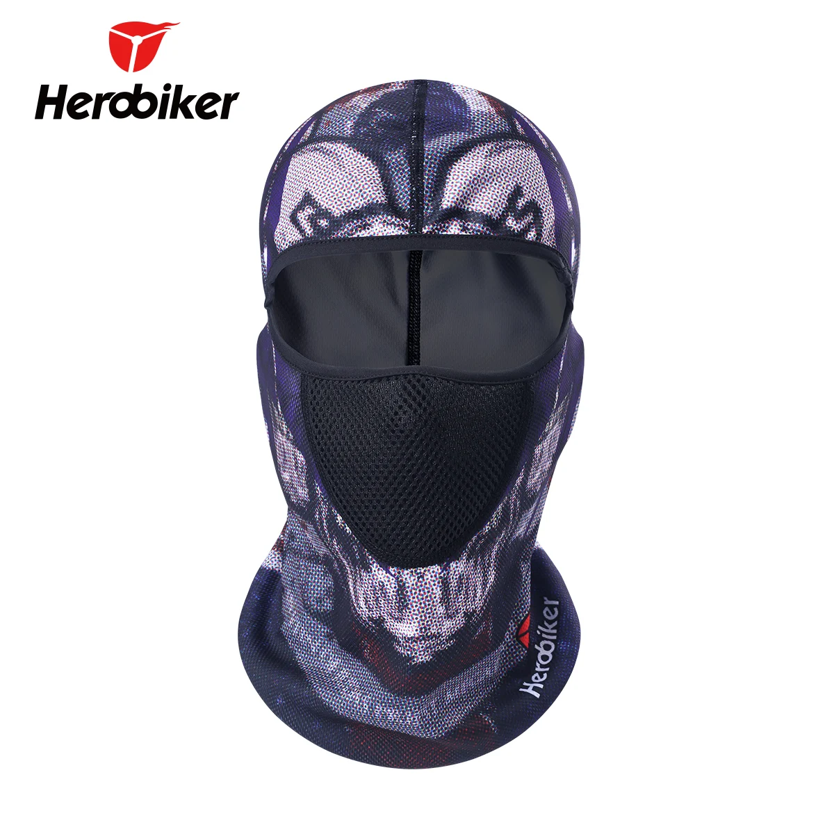 Маска HEROBIKER мотоциклетная для лица Балаклава маска летняя тактическая шлема