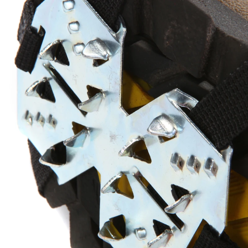 Новая пара из нержавеющей стали 24 зубца захват для льда уличный альпинизм туризм