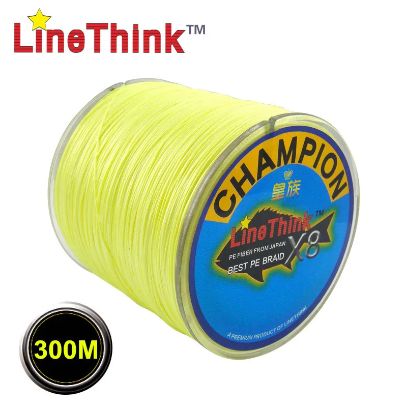 300 м GHAMPION LineThink бренд 8strands супер прочная леска/8 ткань лучшего качества