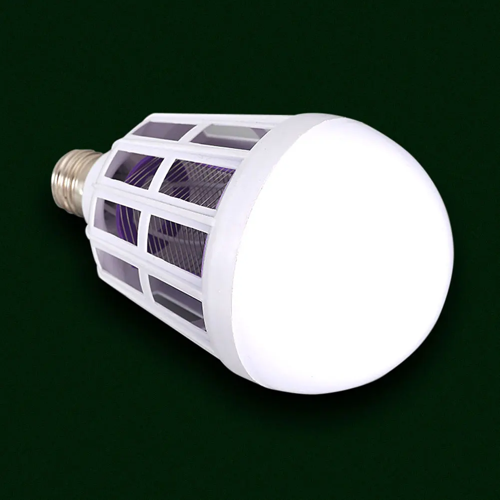 Портативная Летняя мини лампа для насекомых E27 15 Вт 24 светодиода 2 в 1|led bulb 220v|globe