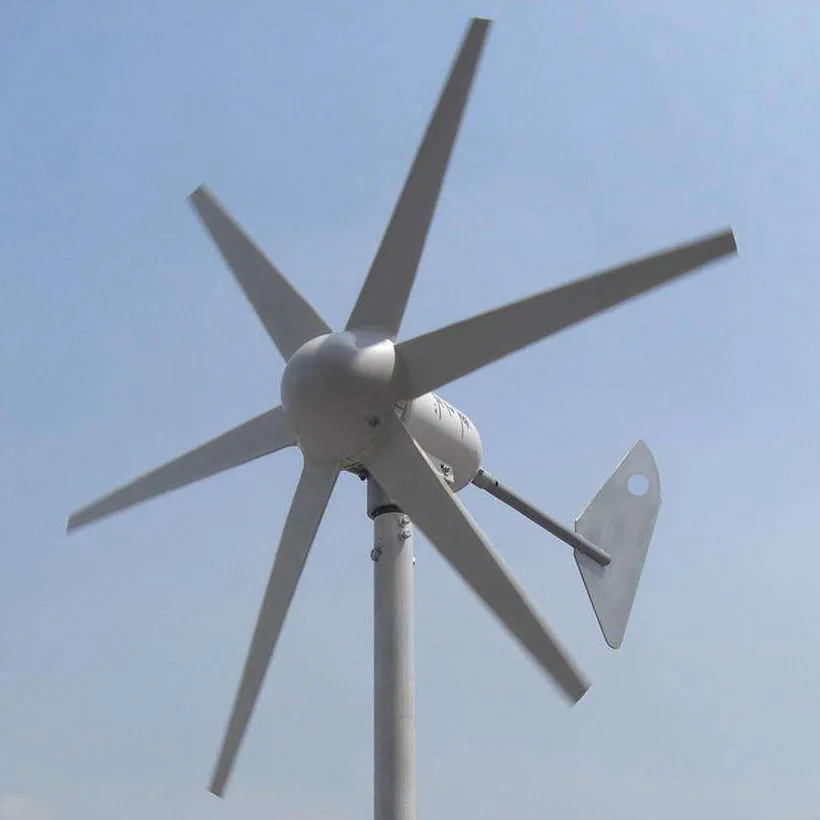 

wind generator 1m/s start wind speed 400W three phase wind turbine generator 6 blades 12V 24V AC wind turbine CE & RoHS approved