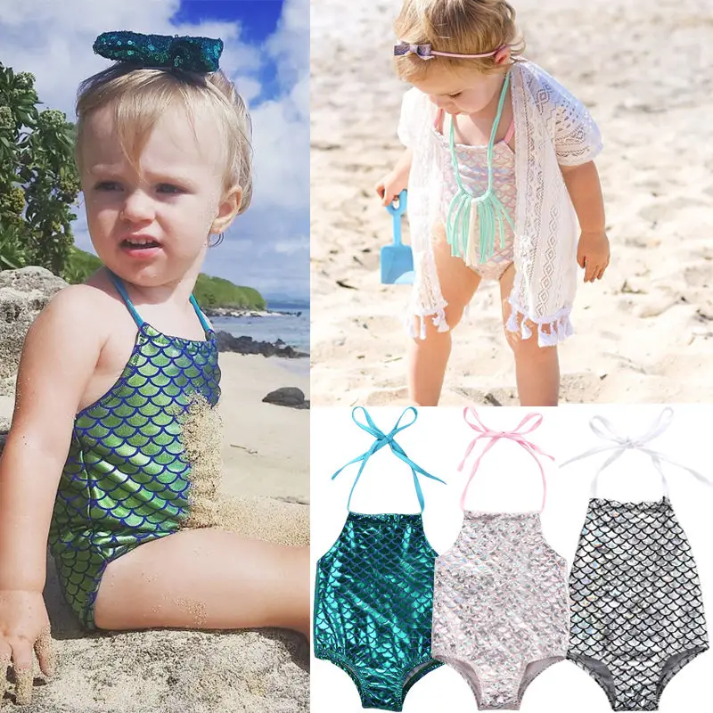 Высококачественное детское бикини с юбкой годе для маленьких девочек цельные