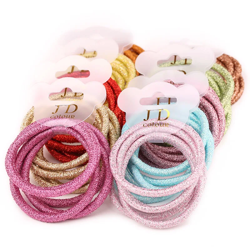 

5PCS /lot Diameter 4.4cm Hair Accessories for women Scrunchies Elastic Hair Bands Lady decorations Headdress Gum for hair ties
