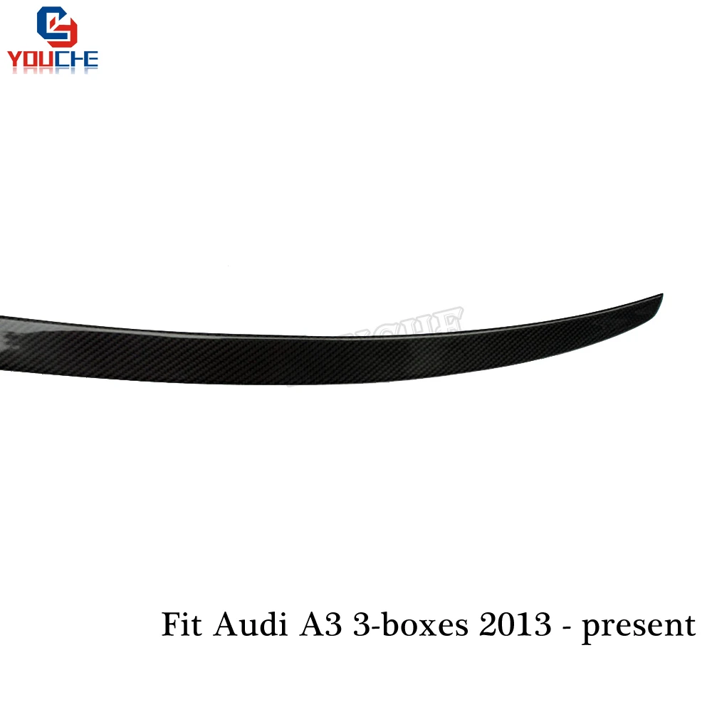 Автомобильные аксессуары в стиле S3 спойлер для заднего багажника Audi A3 3 коробки