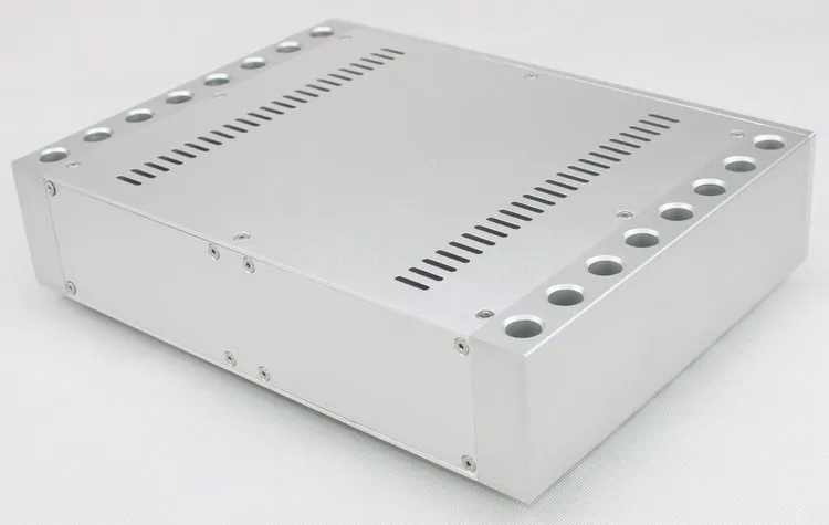 WF1172 класса люкс Алюминий шасси усилителя кожух, DAC чехол/Высококачественный теплоотвод коробка/Алюминий машина средства ухода за кожей стоп