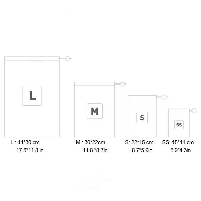 IUX 4 шт./лот набор аксессуары для путешествий мужская и женская одежда