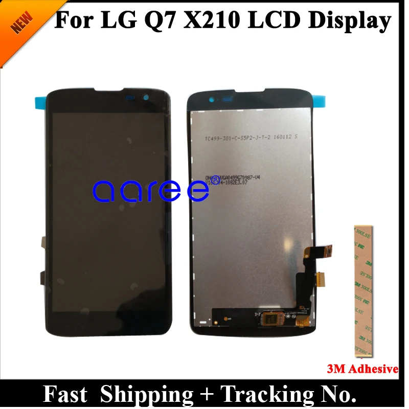 100% протестированный ЖК дисплей для LG Q7 X210 экран X210DS сенсорный дигитайзер в