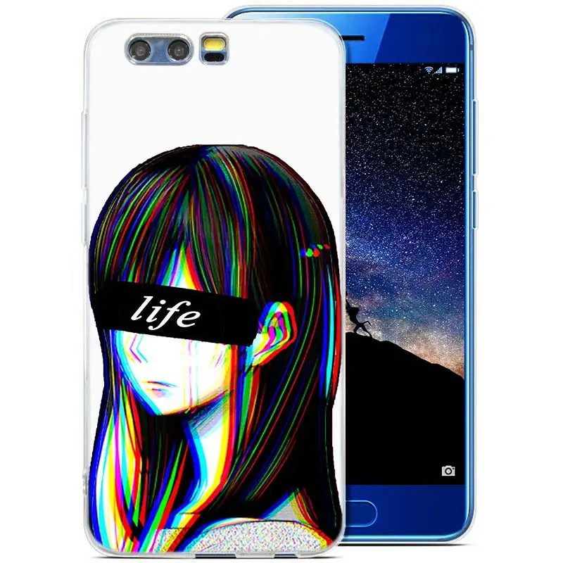 01 Чехол аниме для huawei Honor Play 10 9 9i 8C 8X8 7X 6A 6X lite 6C Pro TPU силиконовый чехол для телефона LEWD Sad японский - Цвет: 01