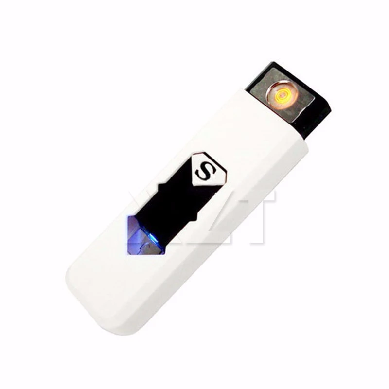 1 шт. Usb гаджет Электронная зажигалка для табака перезаряжаемая сигарета без газа