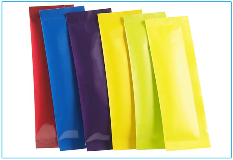 400pcs Small Elegant Color Aluminum Foil Open Top Bag Honey Powder Flour Trial Packaging Heat Sealing Bags | Дом и сад