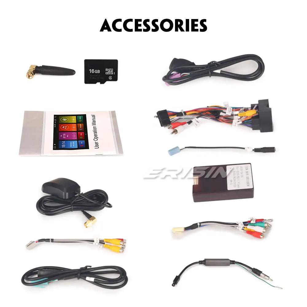 Erisin ES2983C 8 &quotАвтомобильный мультимедийный плеер авто радио Android 9 0 DAB + DVR OBD GPS для