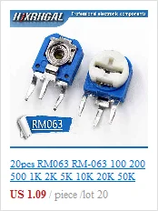 5 шт. WH148 B1K B2K B5K B10K B20K B50K B100K B250K B500K B1M 3pin 15 мм 1 K, 2K 5K 10K 20K 50K 100K 250K 500K 1 м hjxrhgal