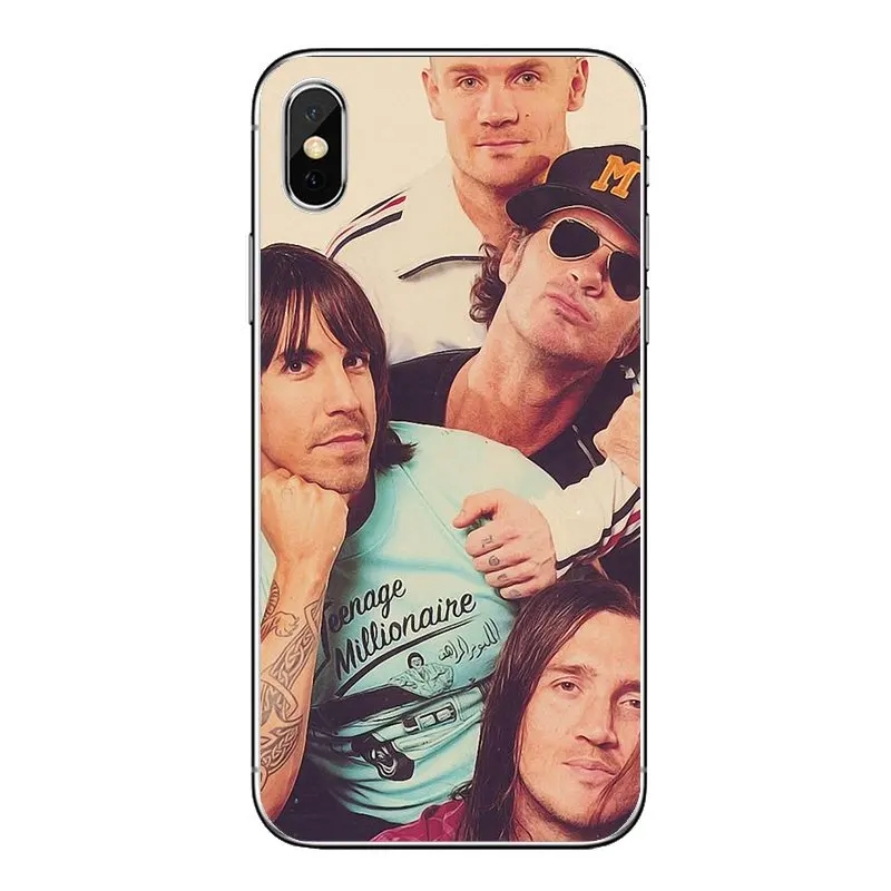Red Hot Chili Peppers Лос-Анджелес рок-группа для Motorola Moto x4 E4 E5 G5 G5S G6 Z Z3 G3 C Play Plus прозрачный
