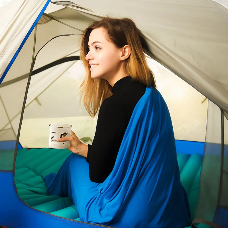 Naturehike Coolmax Конверт Мумия Стиль Портативный Softable спальный мешок Линнер NH17N003-D