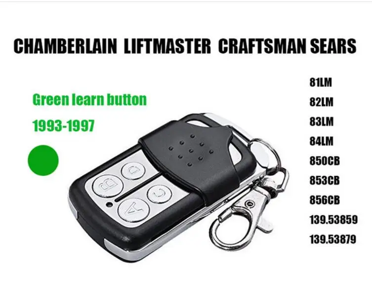 Передатчик совместимый с мини гаражными дверями chamэлеменain LiftMaster 81LM 82LM 83LM и 84LM Comp