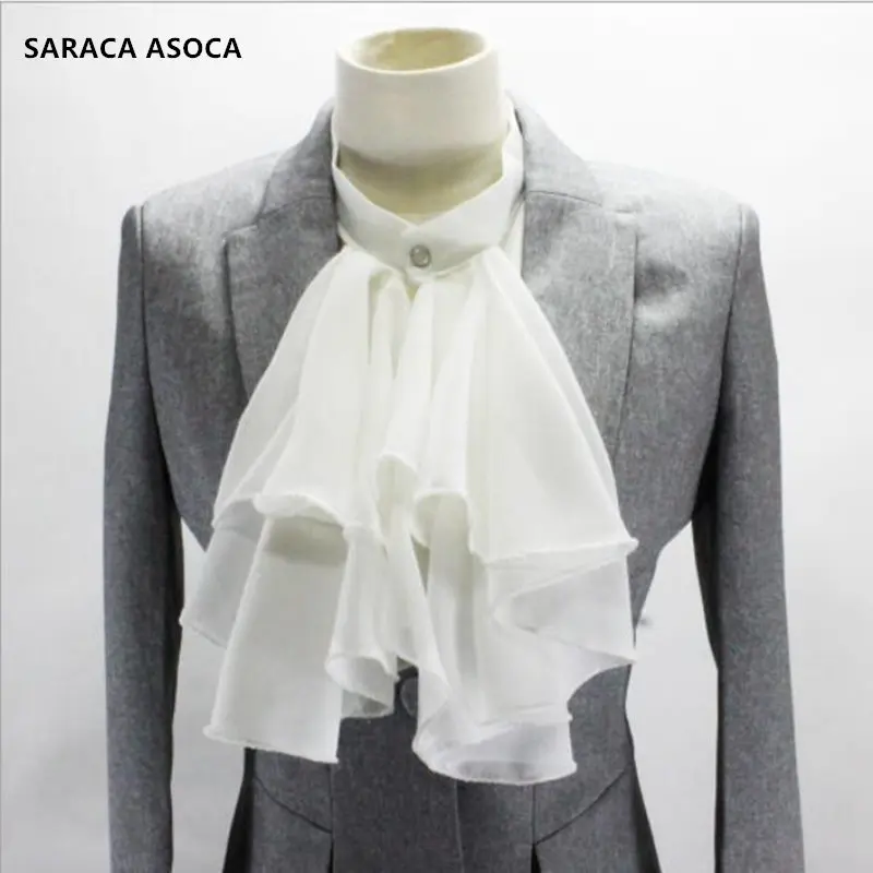 Detachable Collar For Women Professional Suit Sweater Chiffon Fake Collars Girls' Stand Up