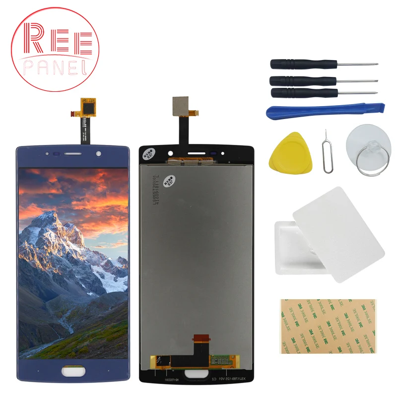 Для 5 дюймов Doogee BL7000 ЖК дисплей + сенсорный экран 100% протестированный Digitizer сборка