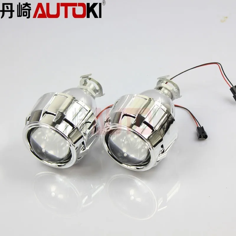 Обновление автомобильных фар 2 5 дюймов H1 Mini 8 0 HID Bi xenon объектив проектора + маска LHD
