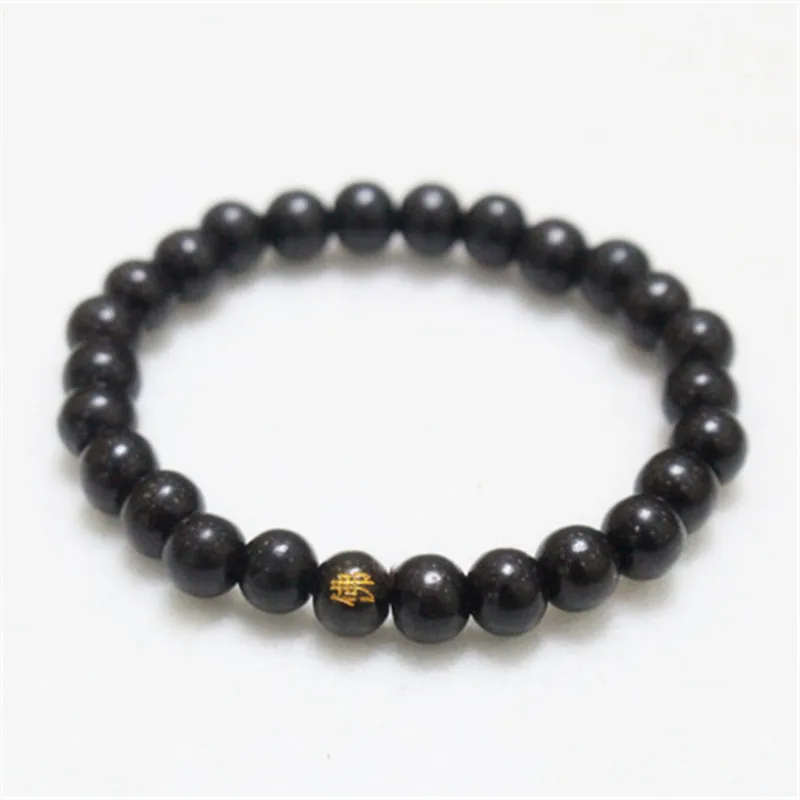 Натуральные буддийские бусы из сандалового дерева 8 мм браслеты и Будды