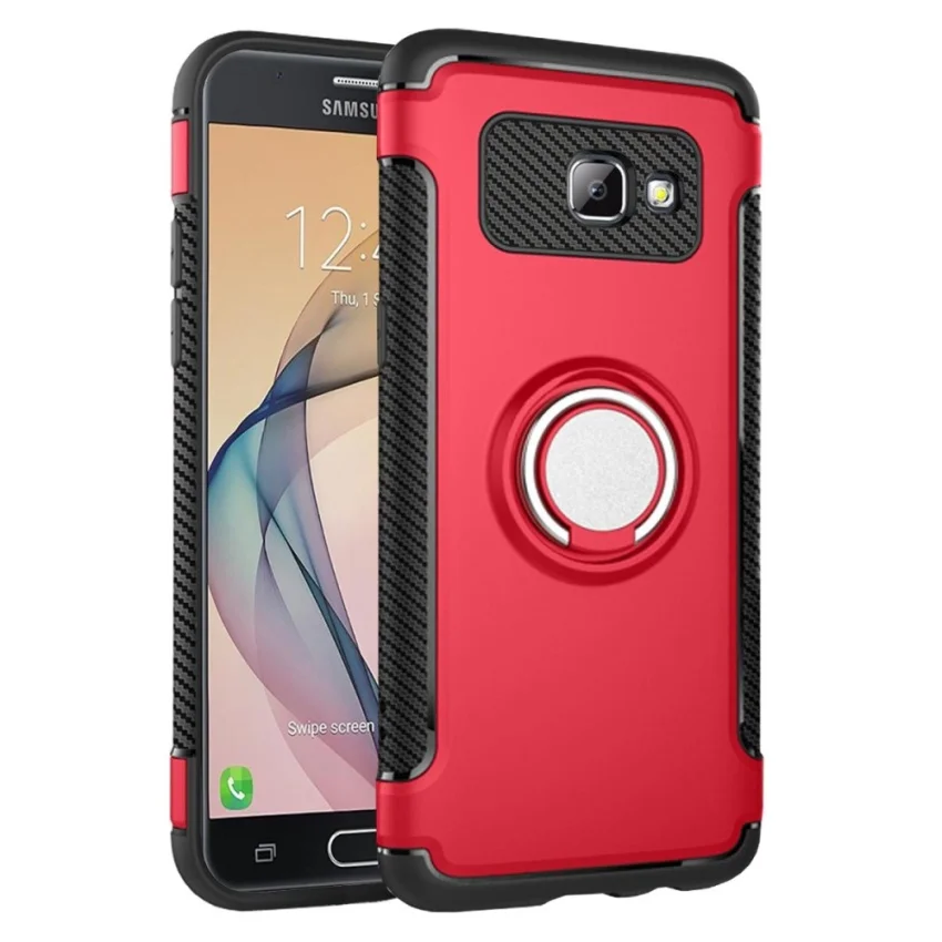 Роскошный чехол для Samsung J2 J5 J7 Prime 2016 2 в 1 ударопрочный гибридный 360 градусов кольцо