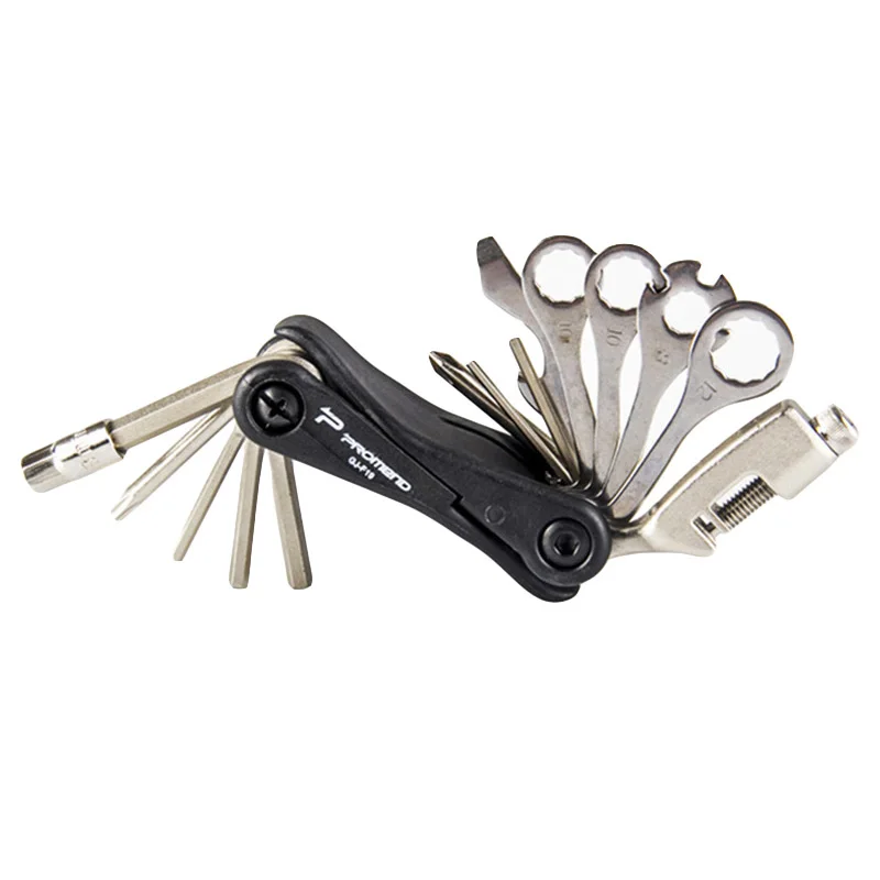 

PROMEND 19 in 1 Multi Bicycle Repair Remover Chain Tools Kit Hex Spoke Cycling Screwdriver MTB Mountain Bike Hand Wrench Tool