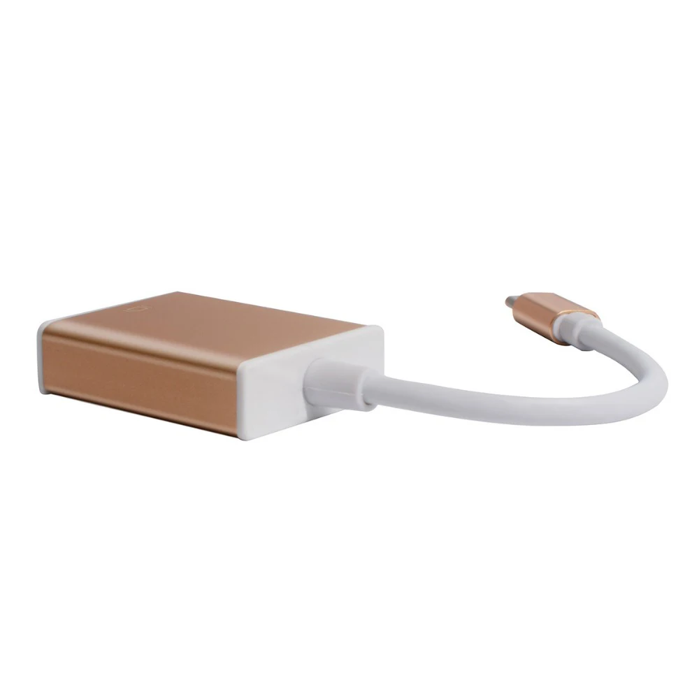 Kaycube USB3.1 Тип c VGA Кабель-Переходник USB-C мужчин и женщин передачи видео конвертер 1080