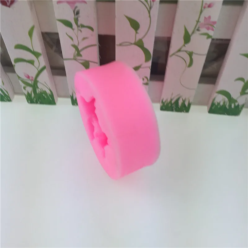 Цветок розы 3D шоколад мыло формы DIY средства украшения торта помадкой