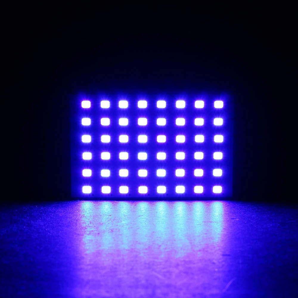 1 комплект 48 SMD Светодиодная панель белого/синего/теплого белого цвета для