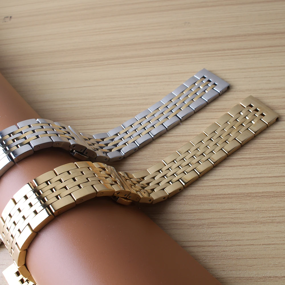 Новый стиль ремешок для часов 7 бусин брендовых роскошных мужчин и женщин