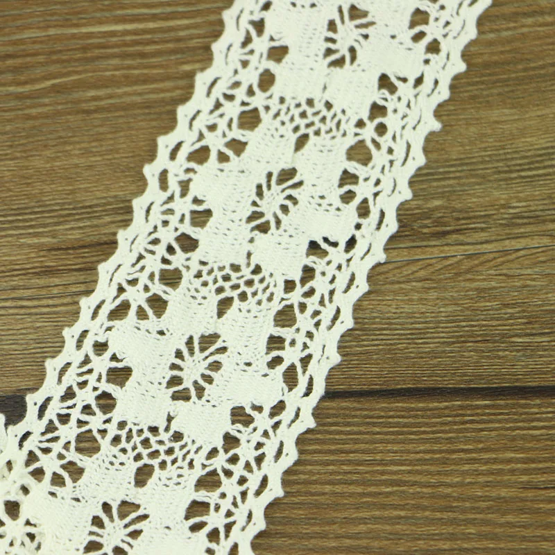 5 ярдов/много белых хлопковых вязаных крючков|5 yard|cotton lace lotlace fabric lot |