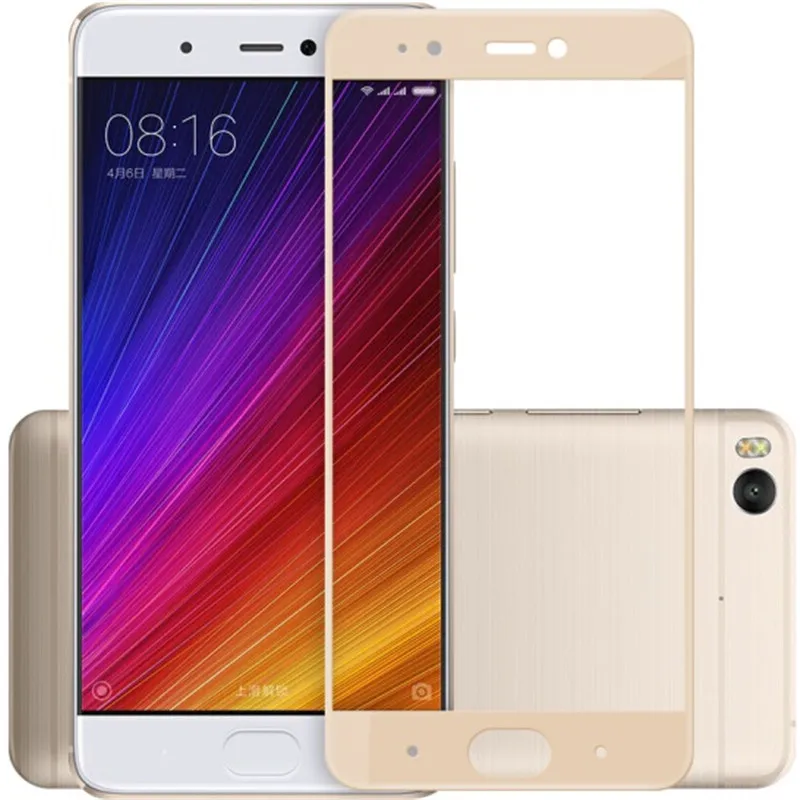 Полное покрытие из закаленного стекла для xiaomi 5S M5S MI5S 5 15 дюймов черный белый