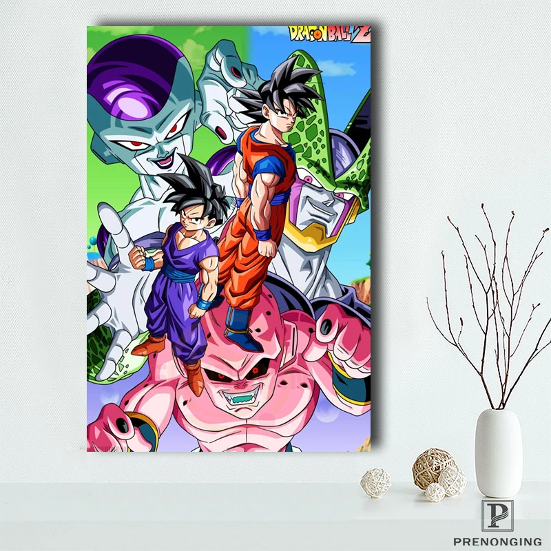 Съемная Фреска домашний декор es плакат топ продаж Dragon Ball Z Гоку аниме плакат#190114s07