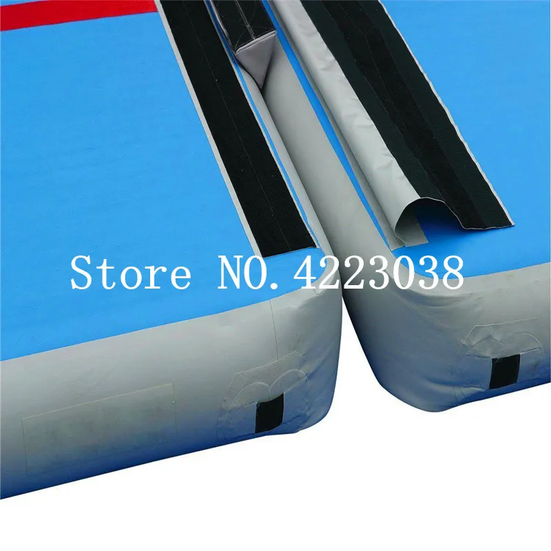 Pаспродажа Воздушный трек, коврик для гимнастики, надувные напольные коврики для воздушного трека с электрическим насосом для домашнего использовани...