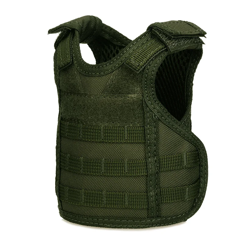 Army Green Тактический Премиум Пиво военный Молл Мини Миниатюрный охотничий жилет охладитель напитков бутылка напиток регулируемый плечевой ремень XA819WA - Цвет: Army Green