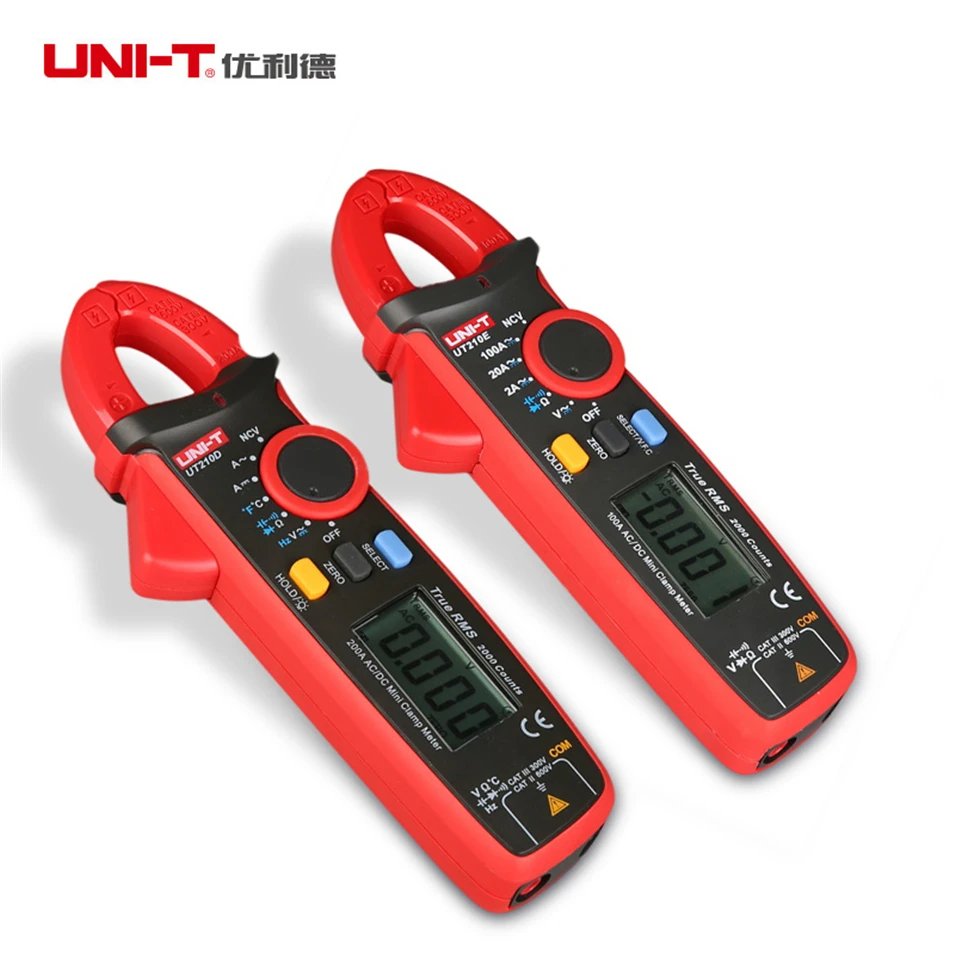 UNI T UT210A UT210B UT210C UT210D UT210E True RMS мини цифровой зажим метров AC/DC тока Напряжение Авто