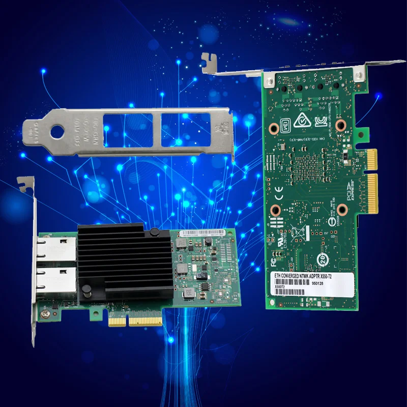 ARUENTEX Intel x550 X550 T2 10 г NIC 2 шт. R45 медные интерфейсы alibaba express|Адаптеры карт памяти| |