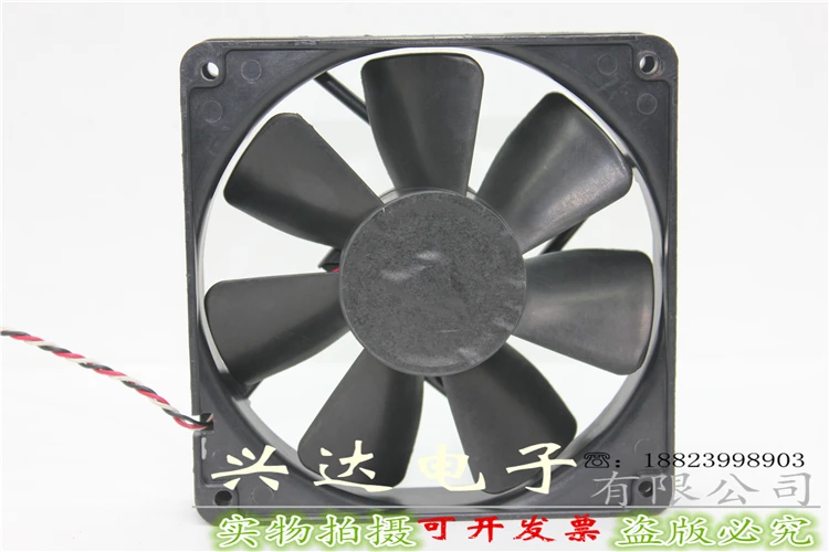 

New genuine 4710NL-04W-B49 12V 0.44A double ball 12025 silent chassis fan