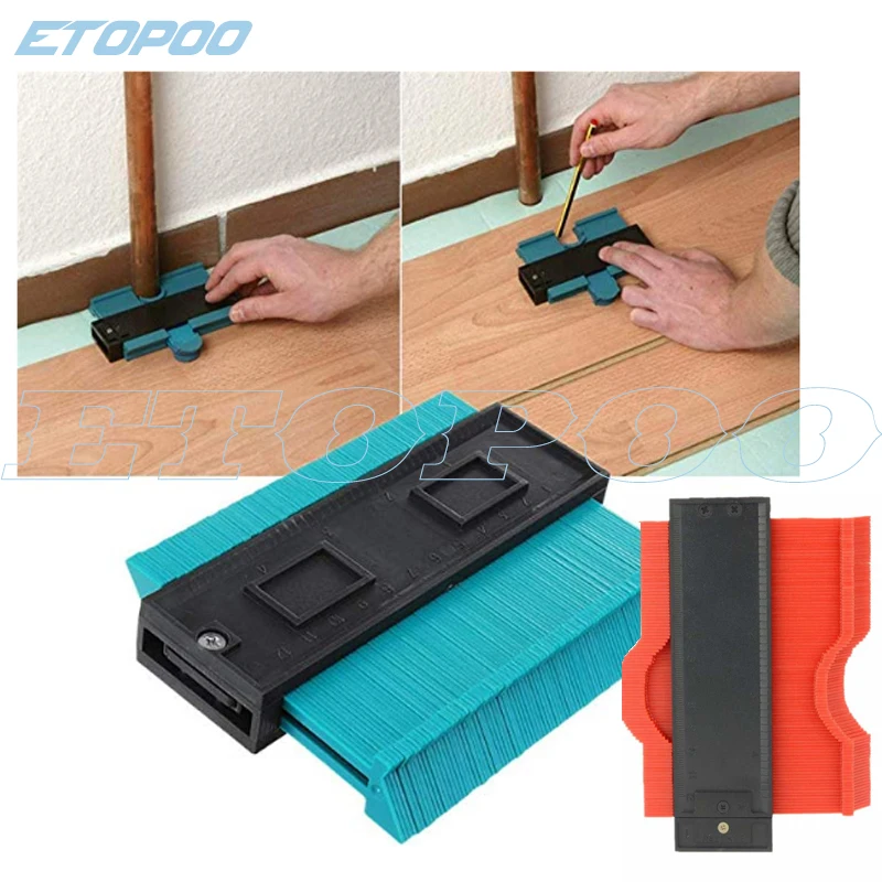Plastic Profile Copy Gauge 5" Contour Duplicator Width Wood Marking Tool Carpenter Measurement Square ruler General Tools |