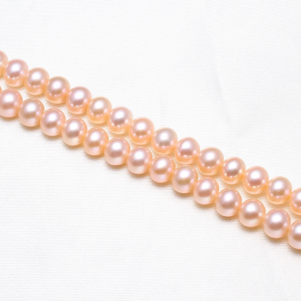 

YYW Potato Cultured Freshwater Pearl Beads Cheap Jewelry natural pink purple white loose pearl beads 7-8mm Approx 15 Inch Strand